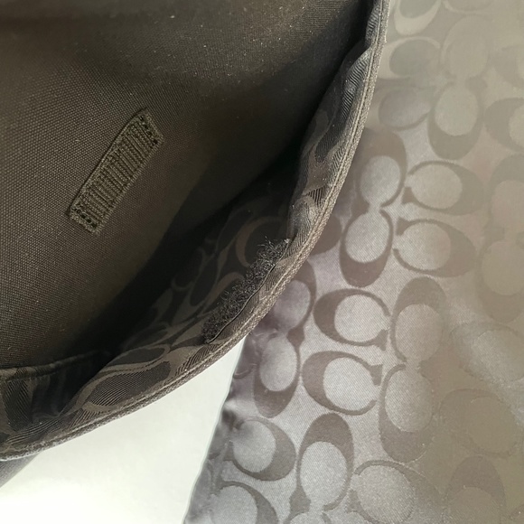 Coach Vintage Transatlantic Messenger Laptop Diaper Bag Unisex Black - Picture 15 of 16